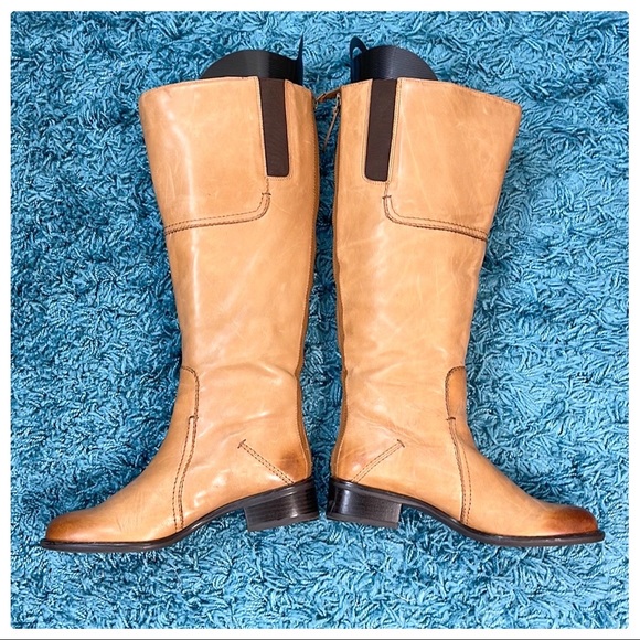 💕Like New Franco Sarto Camel Leather Boots💕 - Picture 10 of 16